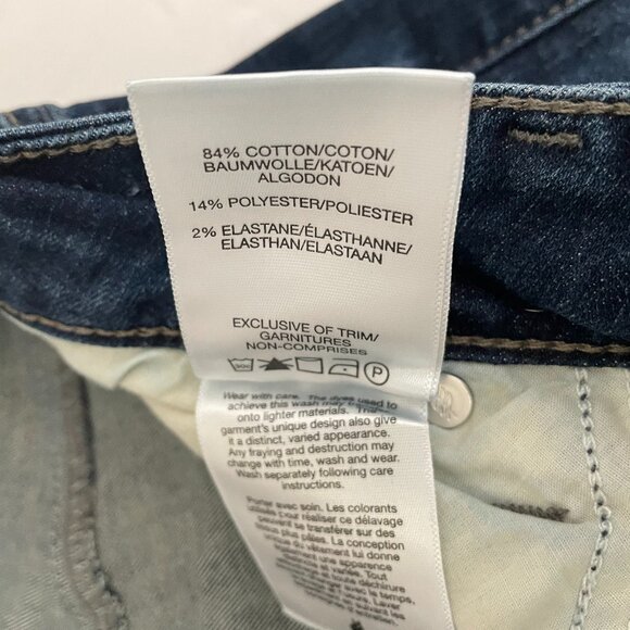 Silver Elyse Straight Crop Jeans, medium/dark blue, size 29 - Picture 4 of 8